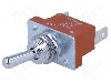 Intrerupator basculant, 2 pozitii, mod comutare ON-OFF, SPST, NKK SWITCHES - S1F
