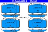ATE 13.0460-4990.2 set placute frana,frana disc