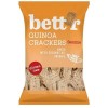 Crackers Quinoa & Susan Bettr, Fara Gluten, Eco/Bio, 100g - Gustare Sanatoasa, Ingrediente Naturale, Ulei Cocos, Fara Conservanti