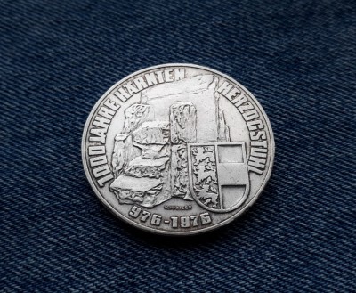 100 Schilling Austria 1976 silingi argint foto