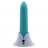 Cumpara ieftin Vibrator Bullet Point 20 Moduri Vibratii Puternice USB Albastru 9 cm