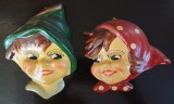 NI3D-129 Jancsi și Juliska/Jancsi &eacute;s Juliska, figurine decorative din ceramică, perioada comunistă