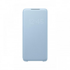 Husa Originala Samsung Galaxy S20 Plus Book Led View Sky Blue