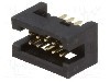 Conector IDC, 10 pini, pas pini 1.27mm, CONNFLY - DS1031-15-10V8B