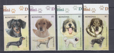 ROMANIA 2012 LP 1949 RASE DE CAINI SERIE MNH foto