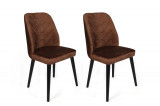 Set scaune (2 bucăți) Dallas Chair Set (2 Pieces), Bej, 50x90x49 cm