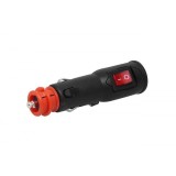 Bricheta auto, comutator, EURO/DIN, 12/24V, Amio