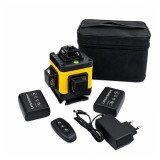 Nivelă Laser Autonivelantă 4D cu 16 Linii DEPOX&reg;, Laser Verde 360&deg;, 2 Acumulatori, 30 m