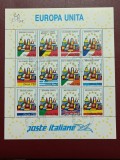 Italia 1993 - Europa unita, bloc stampilat