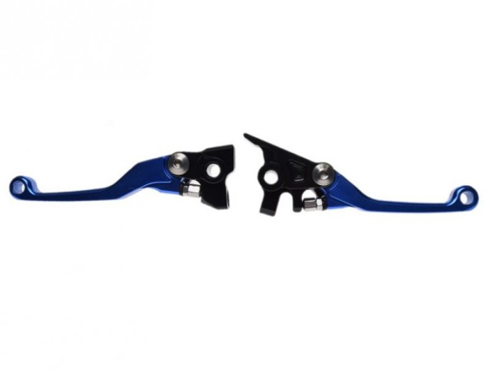 Set 2 manete frana si ambreiaj reglabile cross Ktm EXC250/350/450/450SX, Husqvar... Cod Produs: MX_NEW CND0005BU