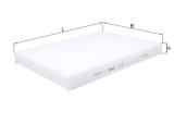 MAHLE LA 1294 Filtru, aer habitaclu