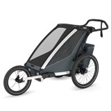 Carucior Sport Thule Chariot Cross 2 Dark Slate, Multisport, Ciclism, Alergare, Plimbare, Schi, Pliere Compacta, Suspensie Reglabila