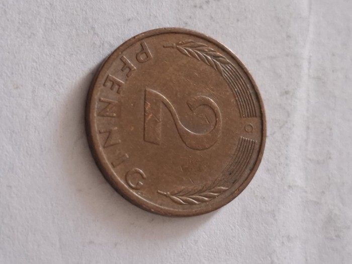 2 pfenning 1973 G