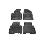 Set covorase auto din cauciuc KIA SORENTO (XM), 10.2012-12.2014, presuri tip tavita, negru