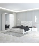 Dormitor Eric Alb 180x200cm