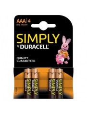 Set 4 baterii AAA R3, Duracell Simply foto