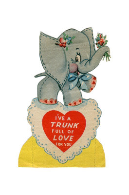 Sticker decorativ Retro Valentine&amp;#039;s Day, Multicolor, 83 cm, 6019ST foto