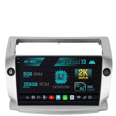 Navigatie Citroen C4 (2004-2014), Android 13, X-Octacore 8GB RAM + 256GB ROM, 9.5 Inch - AD-BGX9008+AD-BGRKIT346 foto