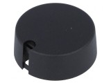 Buton Rotativ Negru cu Indicator Plastic 6mm 40x16mm
