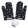Set 2 manusi cuptor, Negru