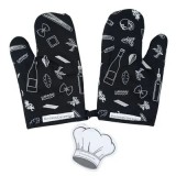 Set 2 manusi cuptor, Negru