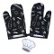 Set 2 manusi cuptor, Negru