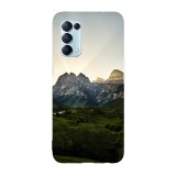 Husa compatibila cu Oppo Find X5 Lite model Mountain Sunset, Silicon, TPU, Viceversa, Transparent, Carcasa