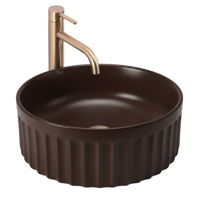 Lavoar pe blat DUO Espresso Matt foto