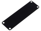 Panou frontal negru din aluminiu