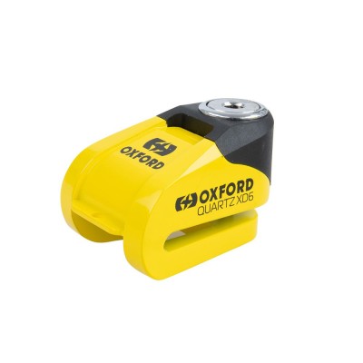 Antifurt moto/blocator disc Oxford Quartz XD6, galben/negru foto
