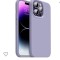 Huse silicon antisoc cu microfibra pentru Iphone 14 Pro Max Mov