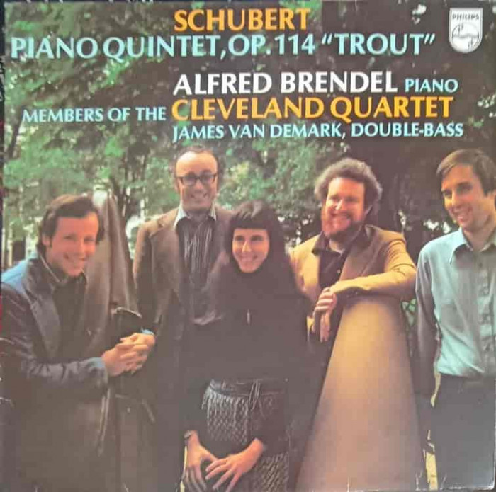 Disc vinil, LP. Piano Quintet, Op. 114 Trout-Schubert, Alfred Brendel, Members Of The Cleveland Quartet, James V