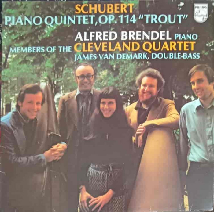 Disc vinil, LP. Piano Quintet, Op. 114 Trout-Schubert, Alfred Brendel, Members Of The Cleveland Quartet, Ja-242113