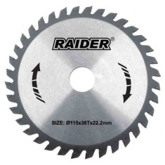 Disc pentru taiere lemn 250 mm 48 dinti Raider