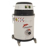 Aspirator industrial pentru praf uscat, model 402 DRY DELFIN, 2 motoare, 2.300W, recipient colectare 20litri, 230V