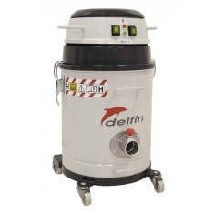 Aspirator industrial pentru praf uscat, model 402 DRY DELFIN, 2 motoare, 2.300W, recipient colectare 20litri, 230V