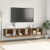 VidaXL Cabinet TV 3 pcs Maro 60 x 30 x 30 cm Lemn compozit 875166