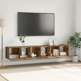 vidaXL Set Cabinet TV Lemn Vechi Lemn Standard Stocare Cabinet TV