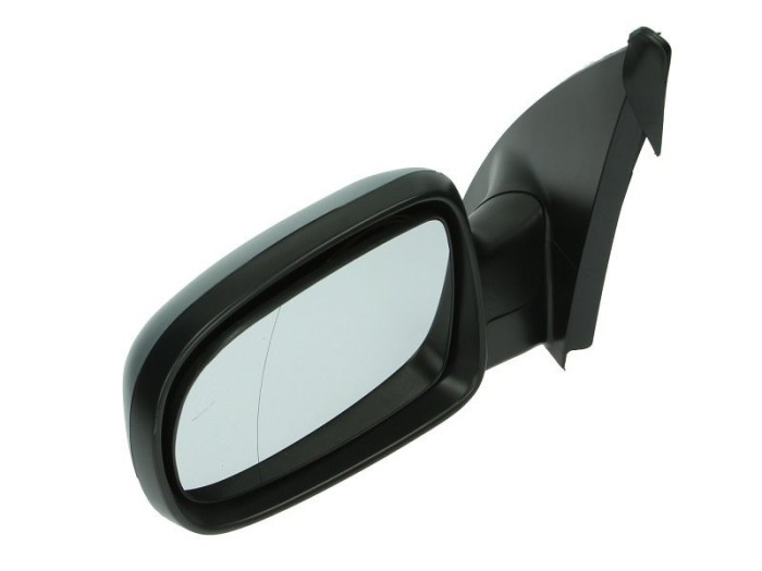 Oglinda exterioara Opel Corsa C 07.2000-10.2010 partea dreapta View Max crom convex carcasa neagra reglare electrica cu incalzire