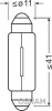 SET 2 BECURI 12V C10W ORIGINAL BLISTER OSRAM 5138