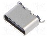 Conector USB C, versiune USB 2.0, verticala, GCT - USB4235-03-C