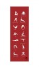 Saltea Yogamat, Rosu, 180 x 60 x 05 cm