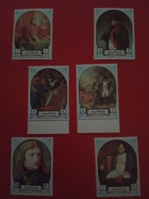 RAS AL KHAIMA, NAPOLEON - SERIE COMPLETĂ MNH foto