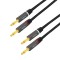 CABLU audio LOGILINK stereo (2 x 2.5 mm jack T/T), 5m, conectori auriti, negru &quot;CA1211&quot; (timbru verde 0.08 lei)