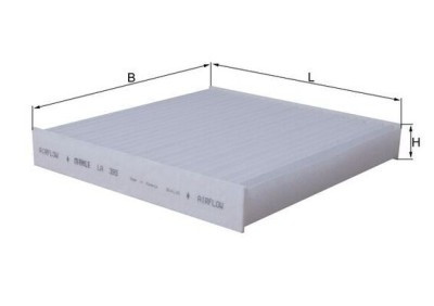 MAHLE LA 395 Filtru, aer habitaclu foto
