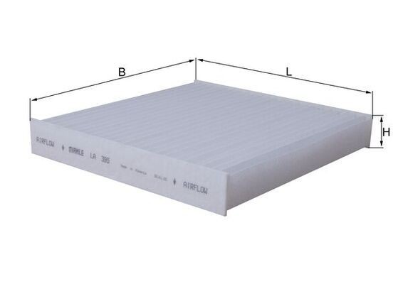 MAHLE LA 395 Filtru, aer habitaclu