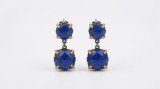 Cumpara ieftin Cercei Lapis Lazuli Natural 3cm 10g - Bijuterii Elegante cu Stil Vintage