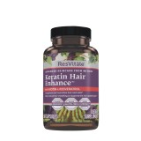 Resvitale Keratin Hair Enhance, Keratina Cu Biotina Si Resveratrol, 60 Cps
