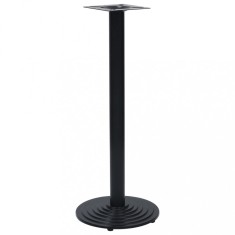 Gossi picior masa de bistro, negru,&Oslash;43x107 cm, fonta