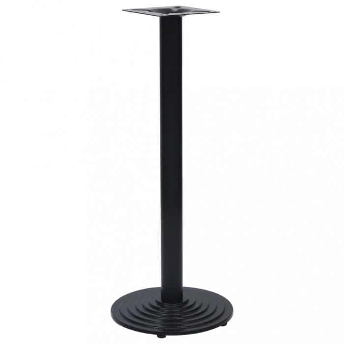 vidaXL Picior masă de bistro, negru,&Oslash;43x107 cm, fontă